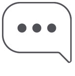 Message bubble icon