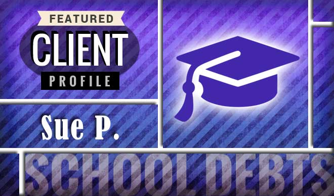 Sue P. Client Profile - Paying for school with a credit card