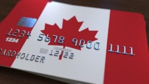 secured credit card canada flag