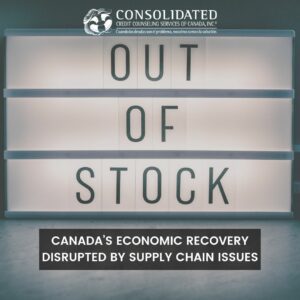 Image showing this topic: Canada’s Economic Recovery Disrupted by Supply Chain Issues