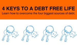 Image showing this topic: 4 Keys to a debt-free life